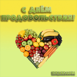 World Food Day! Happy food day! Postcard! Picture!