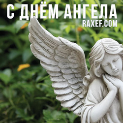 Angel Day: Pelageya, Adeline, Alina, Joseph, Mark, Nikolay, Sergey, Julian. Postcard. Picture.