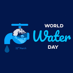 Всемирный день водных ресурсов. Открытка. Картинка.