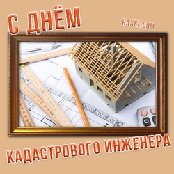 С днем кадастрового инженера в России (открытка, картинка, поздравление)